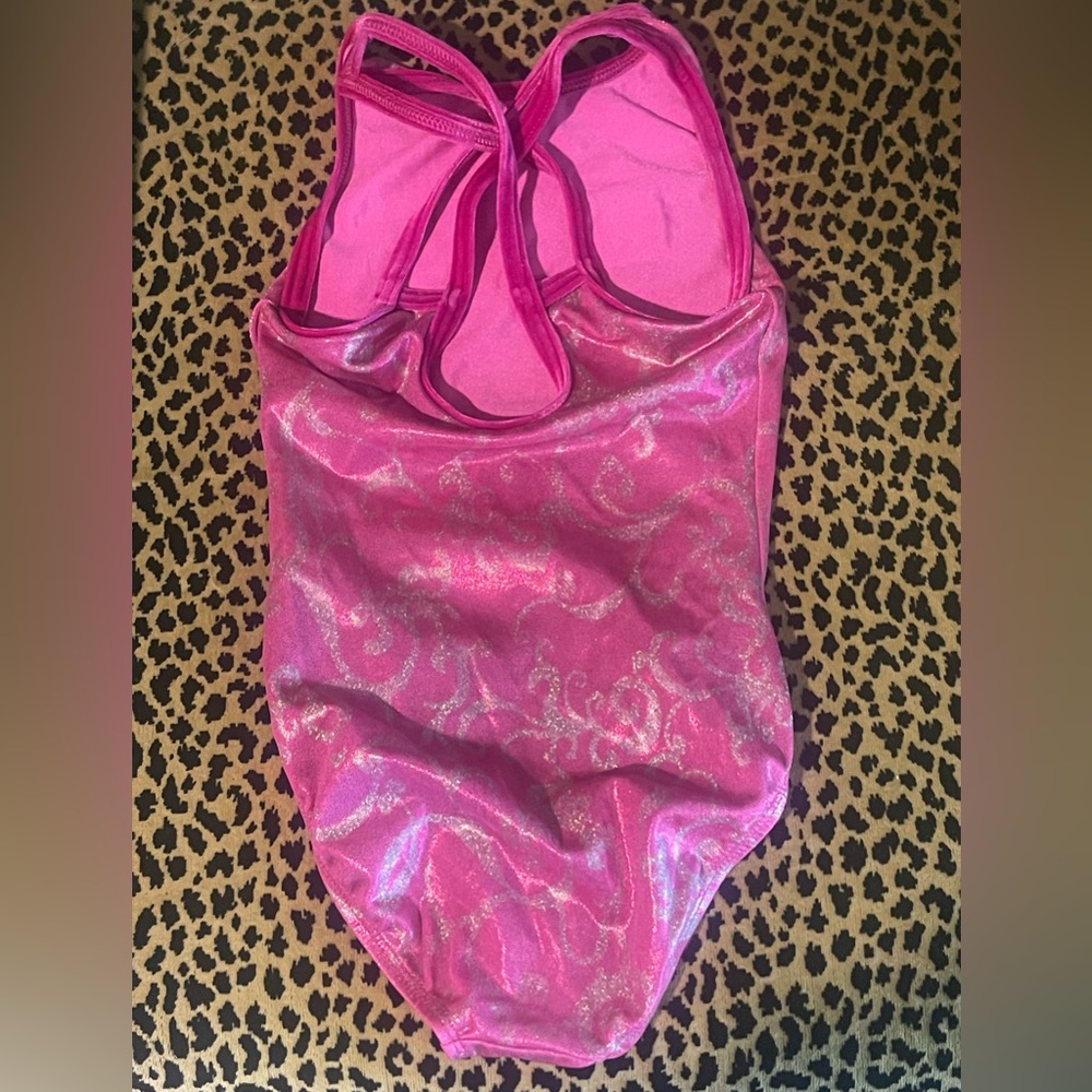 GK Shimmering Pink Kids Bodysuit - Picture 3 of 4